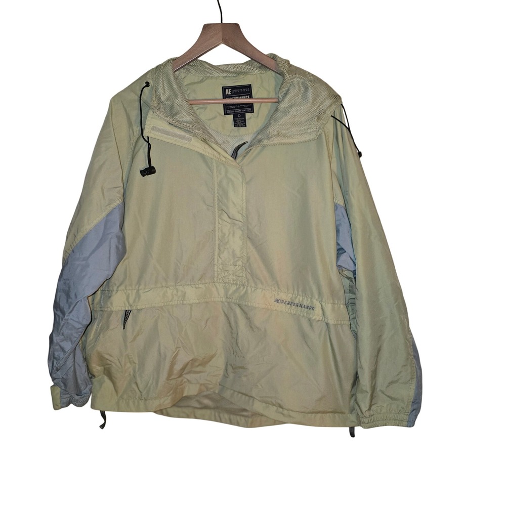 American Eagle Outfitters Performance Pullover Anorak Windbreaker Jacket Y2K